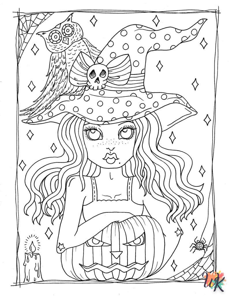 Strega 83 Disegni da Colorare Strega 81